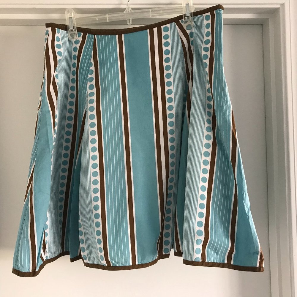Boden cotton A-line skirt 10L